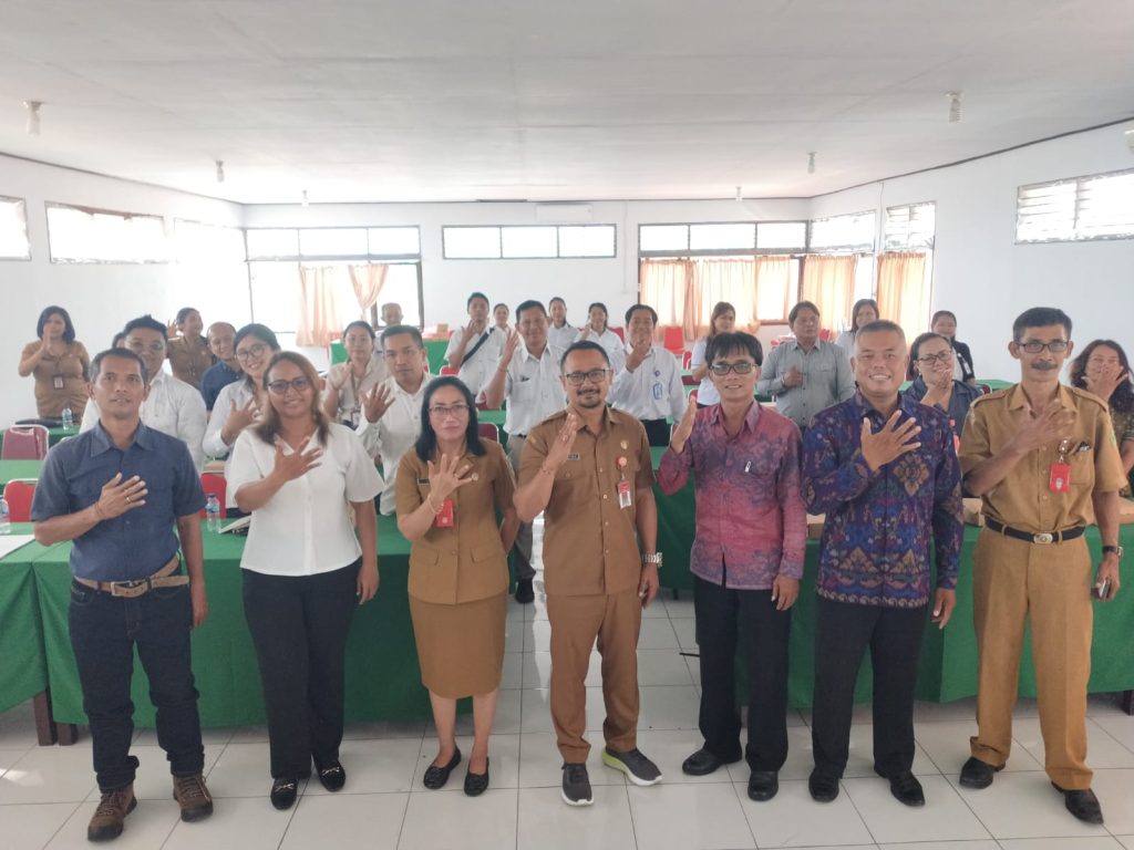 Pengelola LPK Tabanan Rapat Kerja dengan Dinas Tenaga Kerja Kabupaten Tabanan