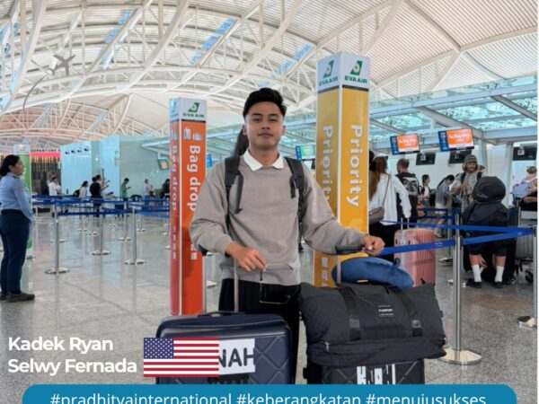 Kadek Ryan Selwy Fernanda Berangkat Ke Amerika