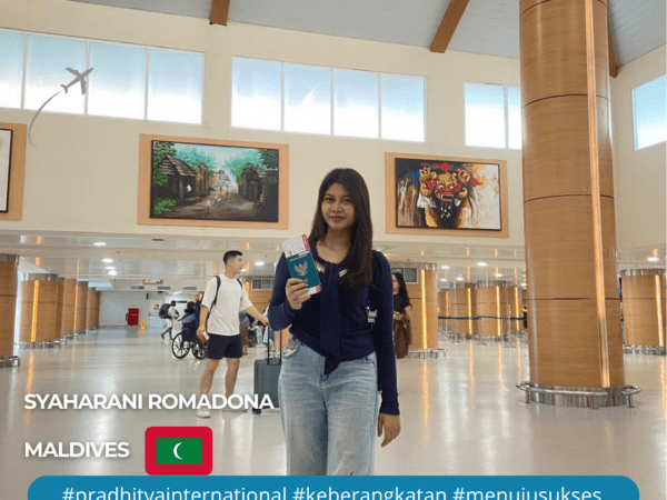 SYAHARANI ROMADONA Berangkat Ke Maldives