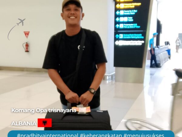 Komang Opa Trisnayana Berangkat ke Albania