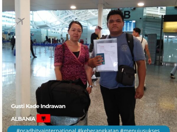 Gusti Kade Indrawan Berangkat Ke Albania