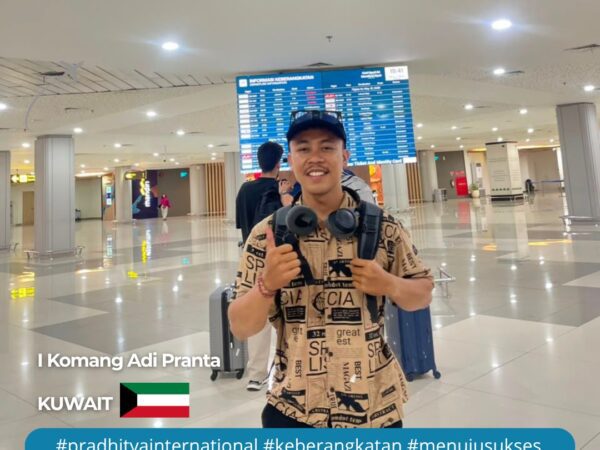 I Komang Adi Pranata Berangkat ke Kuwait