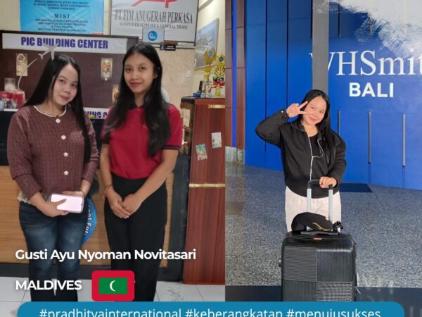 Gusti Ayu Nyoman Novitas Sari Berangkat Ke Maldives