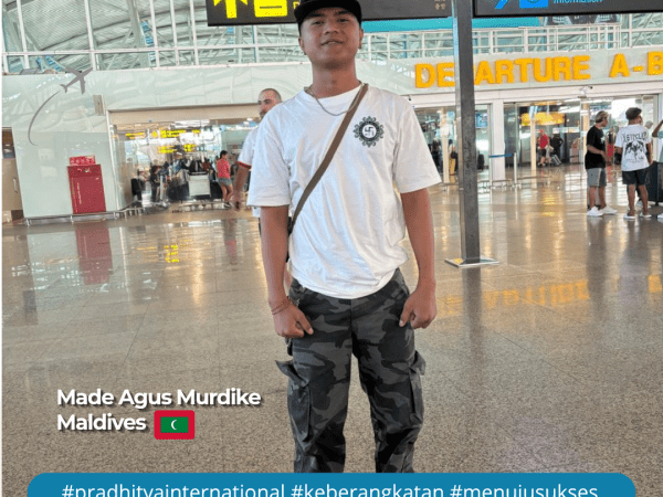 MADE AGUS MURDIKE Berangkat Ke Maldives