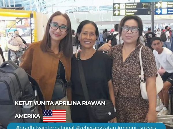 Ketut Yunita Aprilina Riawan Berangkat Ke Amerika